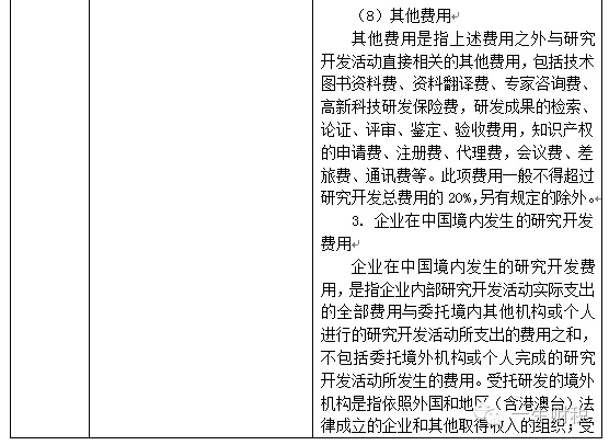 兩表讀懂新高新技術企業認定標準