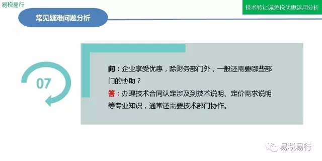 技術轉讓減免稅優惠分析(下篇)