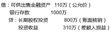 按照可供出售金融資產(chǎn)核算